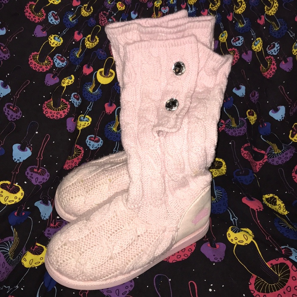 Baby pink Juicy Couture boots